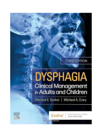 Dysphagia: Clinical Management in Adults and Children (3ª edición)