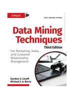 Data Mining Techniques: For Marketing, Sales, and Customer Relationship Management