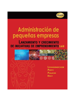 Administracion de Pequenas Empresas: Lanzamiento y Crecimiento de Iniciativas de Emprendimiento
