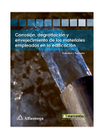 Corrosión, degradación y envejecimiento de los materiales empleados en la edificación
