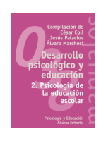 Desarrollo psicológico y educación. 2. Psicología de la educación escolar