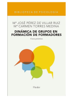 Dinámica de grupos en formación de formadores: casos prácticos