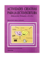 Actividades creativas para la lecto-escritura: (Educación Primaria y ESO)