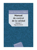 Manual de control de la calidad. Vol. 1