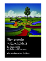 Bien común y stakeholders: la propuesta de Edward Freeman