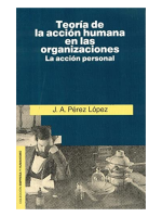 Teoría de la acción humana en las organizaciones