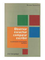 Observar, escuchar, comparar, escribir