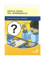 Dificultades de aprendizaje: Detección, prevención y tratamiento