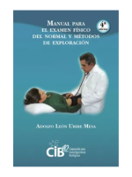 Manual para el examen físico del normal y métodos de exploración