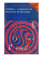Análisis y evaluación de proyectos de inversión
