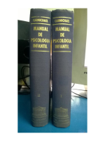 Manual de psicología infantil. Tomo I y II