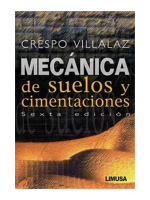 Mecánica de suelos y cimentaciones
