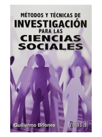 Métodos y técnicas de investigación para las ciencias sociales