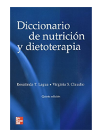 Diccionario de nutrición y dietoterapia